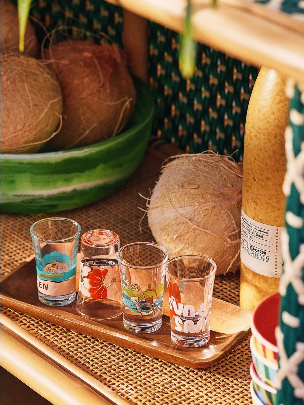 ❤️ Anthropologie Shot Glasses -Set of Four New In Box